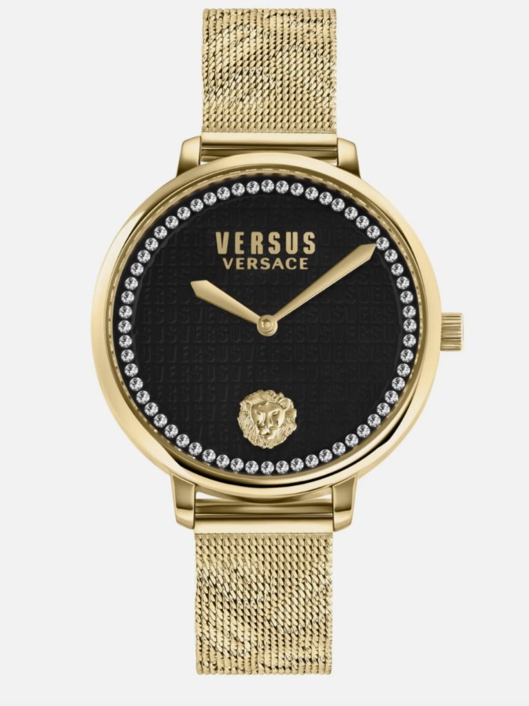 Versus Versace Womens Gold 36mm Bracelet Fashion Watch